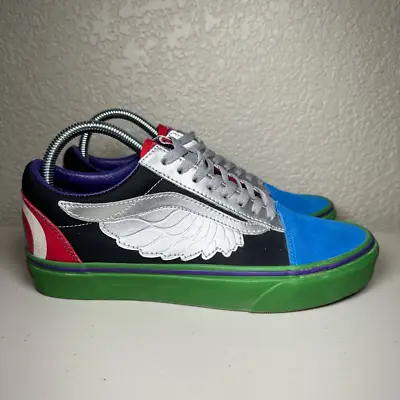 Vans Womens Old Skool Marvel Avengers Wing Shield Skate Shoes Captain America 9 • $49.95