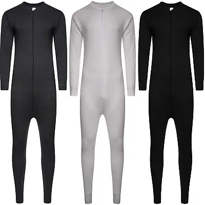 Mens All In One Underwear Thermal Jumpsuit Set Union Zip Suit Baselayer New Size • $9.81