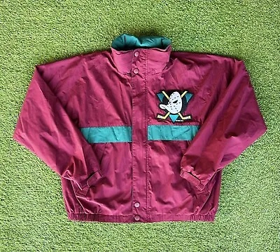 Size XL - Vintage Anaheim Mighty Ducks Jacket • $250