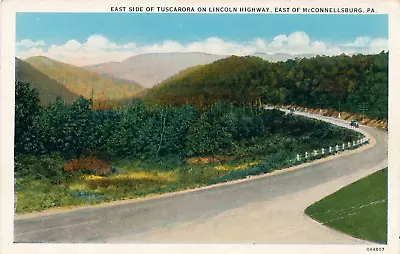 EAST SIDE OF TUSCARORA ON LINCOLN HIGHWAY EAST OF McCONNELLSBURG PA. OLD CARS. • $0.99