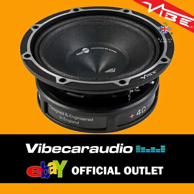 VIBE BDPRO8M-V9 - BlackDeath 8  High Power Mid Range Car Speaker 675W Max Power • $110.70