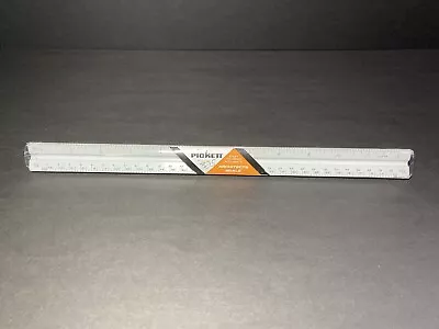 Vintage Pickett P-232 A Architect Scale Drafting Triangular Ruler Japan • $8.49