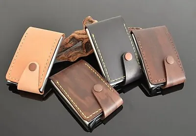Handmade RFID Genuine Leather  Wallet & Card Holder • $49