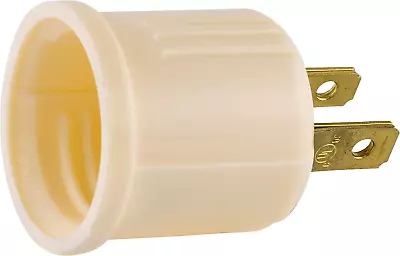 Polarized Socket Outlet To Light Socket Adapter For Workshop Garage Utility Room • $6.04