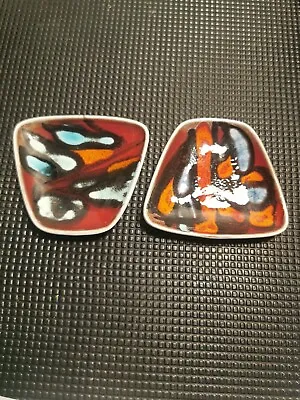£19.99 • Buy Poole Pottery Delphis Pin Dishes Shape 41 X 2