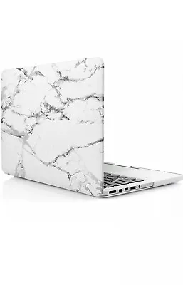 IDOO Matte Rubber Coated Plastic Hard Case - MacBook Pro 13  White Marble • $7.20