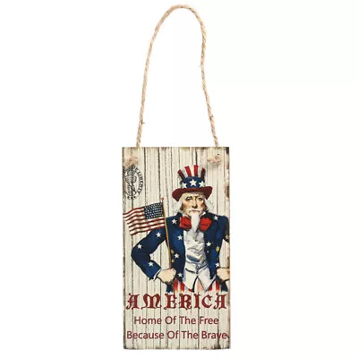 Hanging Board Wooden Rope Hanging Plaque Hanging Sign Cafe Bar • £8.89