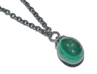 $147.99 • Buy Genuine Trollbeads Silver Malachite Fantasy Necklace - TAGFA00037