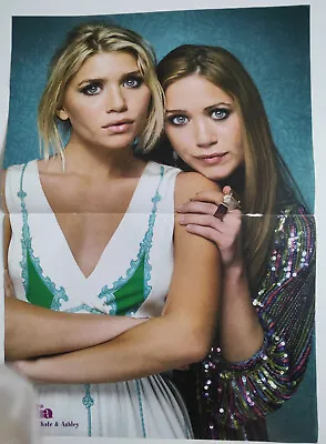 MARY-KATE & ASHLEY OLSEN / LINDSAY LOHAN A3 Poster Norwegian Magazine JULIA. • $4