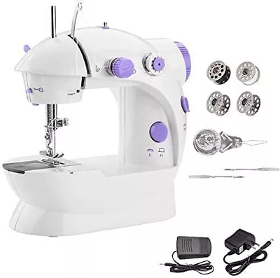 £14.99 • Buy New Mini Electric Portable Sewing Machine Stitch Light Travel Craft Recharge