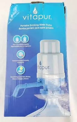 = Vitapur Portable Drinking Water Pump VMWP-A Fits Most Bottles • $24.99