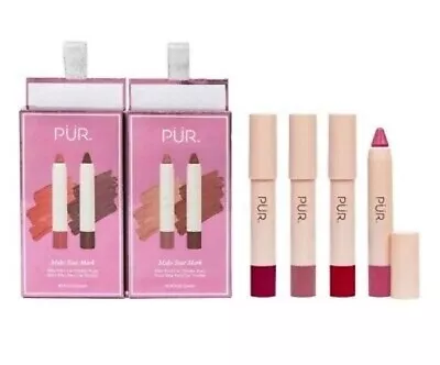 PUR Make Your Mark Silky Pout Creamy Lip Chubby Duo 0.11 Oz 2-pack. • $14.95