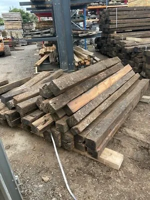 Reclaimed Oak Sleeper Posts Approx. Size 150mm X 125mm X 2.6 • £20