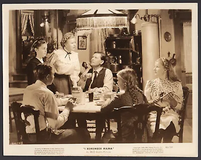 IRENE DUNNE Philip Dorn BARBARA BEL GEDDES 1948 Orig Movie Photo I REMEMBER MAMA • $29.95