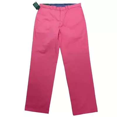 NWT Men's Bobby Jones Twill Golf Pants 30x33 $125 Maui Pink Cotton Stretch • $38