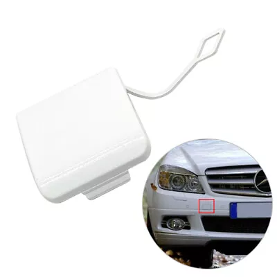 Front Bumper White Tow Hook Cover Cap Fit For Mercedes-Benz C-Class W203 C350 • $14.78