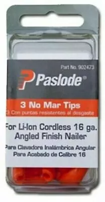 Brand New Genuine Paslode Angled Finish Nailer No Mar Tips 902473 3 Pack Li-ion • $32.50