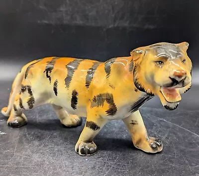 Vintage Bengal Tiger Ceramic Figure Statue Made In Japan Mid Century 11.5  • £30.40