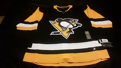 $139.99 • Buy Pittsburgh Penguins Adidas Home Black Pro Climalite Jersey Size 56! Fight Strap!