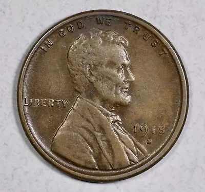 1918-S Lincoln Cent 1c  Wheat Penny • $39