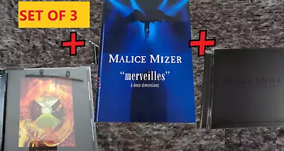 MALICE MIZER Merveilles Photo Book & 2 CD Meilleur Selection Merveilles From JP • $115