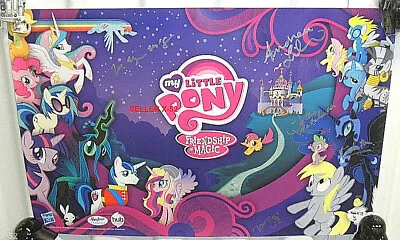 My Little Pony Comic Con SDCC Signed Autograph Poster Bronies Tara Strong Mlp • $1599.99