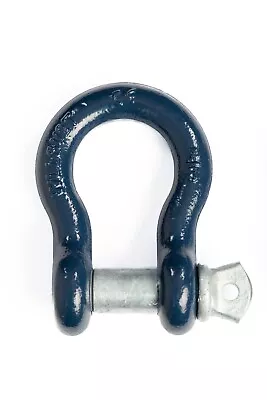 Blue 7/8  6.5T Clevis Screw Pin Anchor Bow Shackle D-Ring Nickel Pin 14000 Lbs  • $22.65