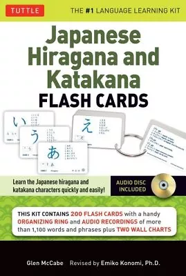 Japanese Hiragana And Katakana Flash Cards Kit: Learn The Two Japanese Alphab... • $15.02