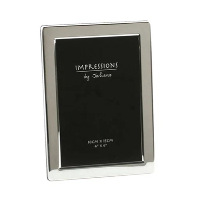 £7.99 • Buy Silver Plated 6x4 Inch Photo Frame - Hangs And Stands