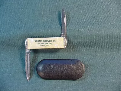 Vintage Williams Implement John Deere Jackson Tenn Imperial Pocket Knife File • $15