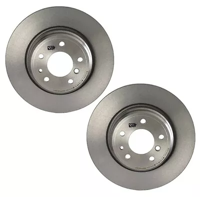 Brembo Pair Set Of 2 Rear Brake Disc Rotors Solid 324mm 5 Lugs For BMW E38 E31 • $160.95