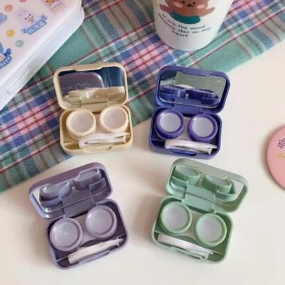£3.64 • Buy Lenses Box Contact Lens Container Storage Eye Care Mini Contact Lens Case