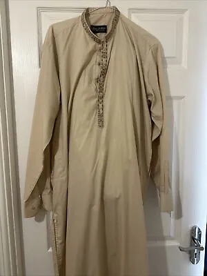 Al-Jadeed Mens Kurta & Trouser Suit 2 Piece  Size M • £11.99