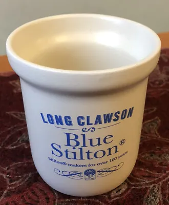 Long Clawson Blue Stilton Ceramic Storage Jar • £1.75