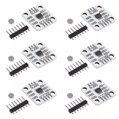 6Pcs AS5600 Magnetic Encoder 12Bit 3.3V High Precision Magnetic Induction Angle  • $24.95