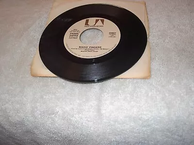 Frank Zappa Promo 45 Rpm Magic Fingers Rare! • $10