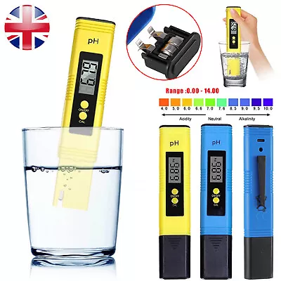 £5.49 • Buy LCD PH Meter Tester Digital Electric Water Test Pen Pocket Hydroponics Aquarium