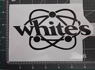 Whites Metal Detectors Decal Die Cut Vinyl Transfer Sticker • $5