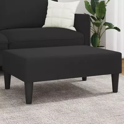 Footstool Black 30.3 X21.7 X12.2  Velvet • $105.14