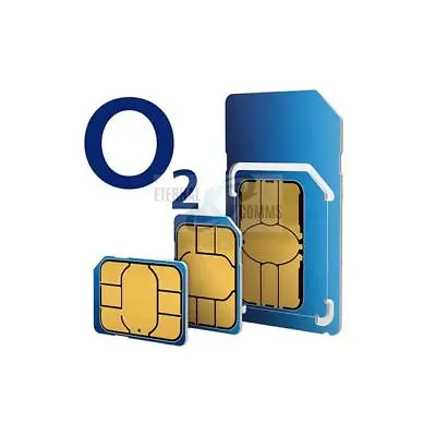 Payg O2 Multi Sim Card For Apple Iphone 5c - Sent Same Day By 1st Class Post  • £0.99