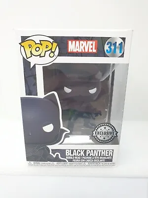 Black Panther 311 Funko Pop Exclusive Marvel Vinyl Figure • £14.49