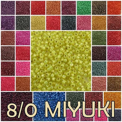 8/0 22g Miyuki Round Seed Beads #4231-4280 • $5.99