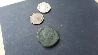 LARGE  Roman Un Researched Bronze Roman Coins AS DUG- Metal Detecting Finds • £12.99