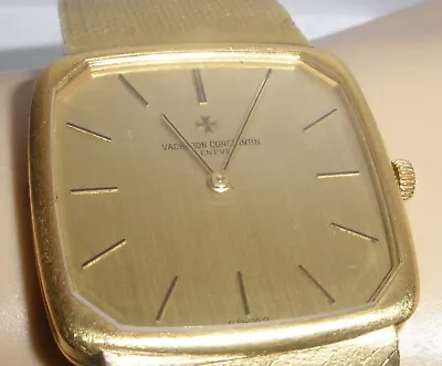 $8950 • Buy Vacheron Constantin Vintage 18k Yellow Gold Complete Men`s Watch 100% Authentic
