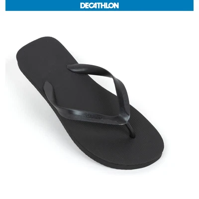 £8.98 • Buy Olaian Men Flip Flops Toe Post Sandals Slip On Beach Pool Sliders To 100 Black