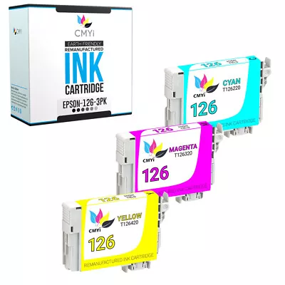 T126 Compatible Black Color Ink Cartridges For Epson 126 Stylus NX330 Workforce • $14.29