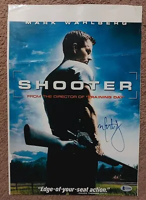 Mark Wahlberg Signed 11x17 Photo BECKETT Shooter Transformers • $99