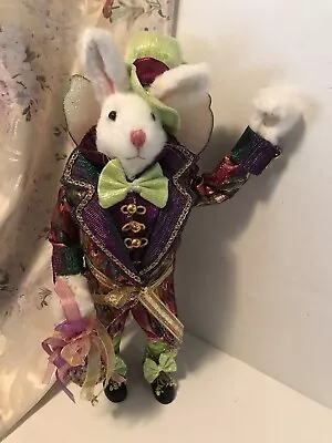 Mark Roberts Easter Fashion Rabbit Medium 18” With Tags And Easter Egg • $159