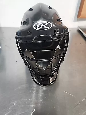 Rawlings Black Baseball Catcher's Helmet - Size 6 1/2  - 7  - CFA2-RevB • $39.99