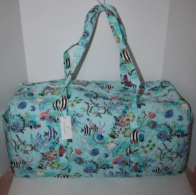 Vera Bradley Antilles Treasure Pattern Extra Large Traveler Duffel Bag • $89.95